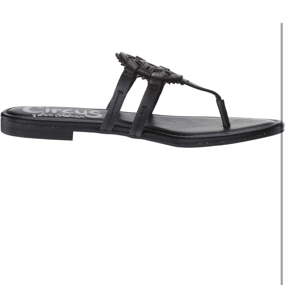 Circus by Sam Edelman Black Slip-On Sandals | Summer Beach Casual | Size 9 - Picture 5 of 14